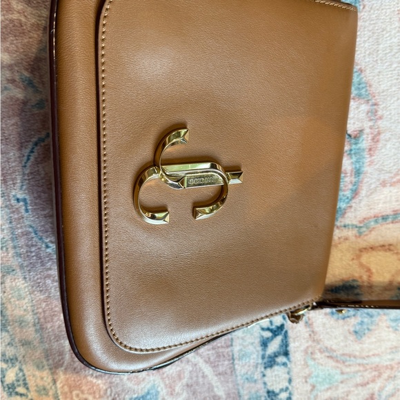 Jimmy Choo Tan Leather Shoulder Bag - Picture 2 of 16
